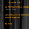 Complete Zirconia Restorations - Implant Supported