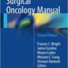 Surgical Oncology Manual 2nd ed. 2016 Edition