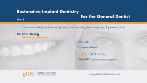 Restorative Implant Dentistry For the General Dentist