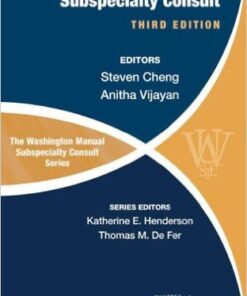The Washington Manual of Nephrology Subspecialty Consult Third Edition