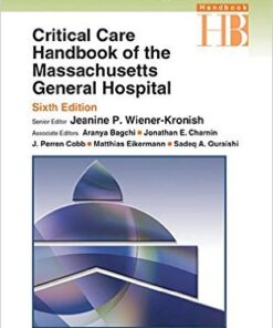 Critical Care Handbook of the Massachusetts General Hospital Sixth Edition