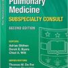 The Washington Manual Pulmonary Medicine Subspecialty Consult, 2nd Edition