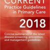 CURRENT Practice Guidelines in Primary Care 2018 16th Edition PDF