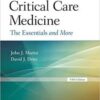 Critical Care Medicine: The Essentials and More 5th Edition Epub
