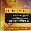 Henry's Clinical Diagnosis and Management by Laboratory Methods, 23e 23rd Edition