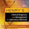Henry's Clinical Diagnosis and Management by Laboratory Methods, 23e 23rd