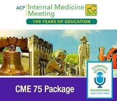 INTERNAL MEDICINE MEETING 2019 CME 75 PACKAGE (ACP) VIDEO