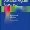 Multiple Choice Questions in Regional Anaesthesia 2nd ed. 2020 Edition PD