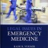Legal Issues in Emergency Medicine 1st Edition PDF