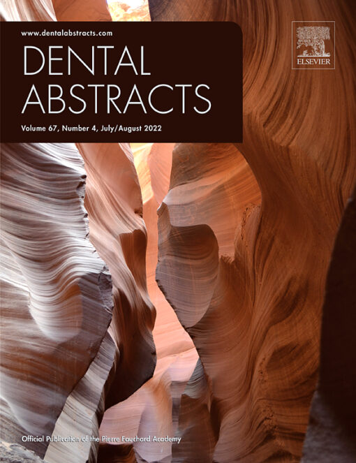Dental Abstracts Volume 67 2022  PDF