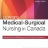 Lewis's Medical-Surgical Nursing in Canada: Assessment and Management of Clinical Problems, 5th edition 2022 Original PDF