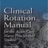 Written specifically for the AGNP-AC student or the incoming Acute Care Nurse Practitioner, this handy guide provides a quick but thorough reference on the basics of the many complex challenges encountered in the clinical rotation portion of the AGNP-AC curriculum