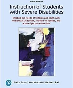 Instruction of Students with Severe Disabilities, 9th Edition