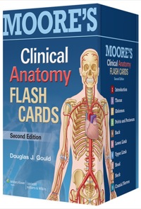 Moore’s Clinical Anatomy Flash Cards, 2e