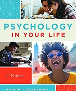 Psychology in Your Life, 4th Edition